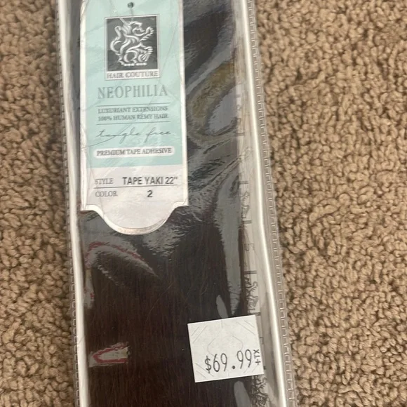 Hair Extensions- remy tape in 22” yaki - Picture 7 of 7